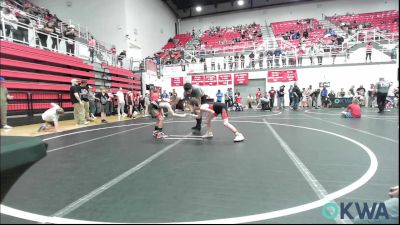70 lbs Quarterfinal - Pike Sisco, Redskins Wrestling Club vs Newt Peck, Hinton Takedown Club