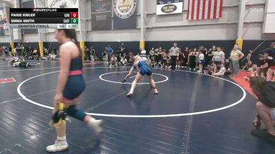 110 lbs Quarterfinal - Paige Kibler, Lehighton vs Emma Smith, Easton