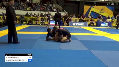 AJ AGAZARM vs LUCAS ALEXANDRE DE QUEIROZ 2022 World IBJJF Jiu-Jitsu No-Gi Championship