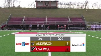 Replay: Anderson vs UVA Wise - 2024 Anderson (SC) vs UVA Wise | Feb 15 @ 4 PM