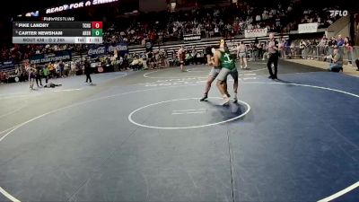 D 2 285 lbs Semifinal - Carter Newsham, Archbishop Shaw vs Pike Landry, Teurlings Catholic