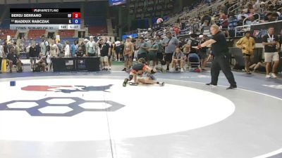 120 lbs Cons. Sub-rd Of 32 - Berdj Serrano, Nevada vs Maddux Rabczak, Illinois