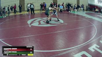 150-154 lbs Semifinal - Diamond Green, Foothill vs Matthew Rivas, Lakeside