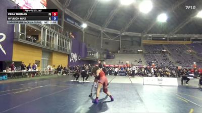 117 lbs 2nd Wrestleback (16 Team) - Fera Thomas, Pacific University vs Ryleigh Ruiz, Albion
