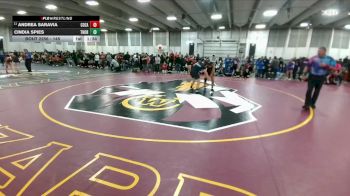 145 lbs Champ. Round 2 - Andrea Saravia, Cozad vs Cindia Spies, Thornton