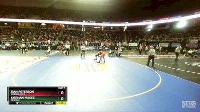 I-110 lbs Champ. Round 2 - Eian Peterson, Niagara Falls vs Kiernan Magee, Penfield