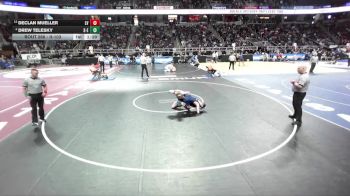 II-103 lbs Champ. Round 2 - Declan Mueller, Locust Valley vs Drew Telesky, Sherburne-Earlville