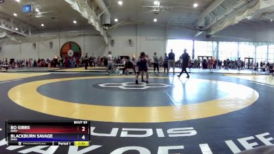 106 lbs Semifinal - Bo Gibbs, Ohio vs Blackburn Savage, Ohio