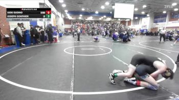 120 lbs Champ. Round 2 - Jude Gudino, Downey vs Joseph Gonthier, Laguna Hills