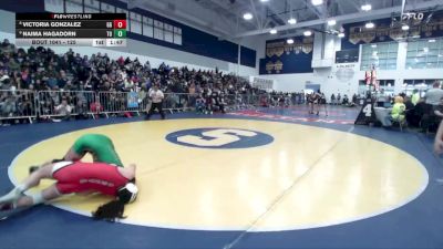 125 lbs Champ. Round 1 - Naima Hagadorn, Thousand Oaks vs Victoria Gonzalez, Garden Grove