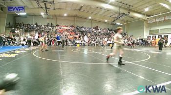 88 lbs Quarterfinal - Fisher Hutchins, Salina Wrestling Club vs Wyatt Pearson, Barnsdall Youth Wrestling