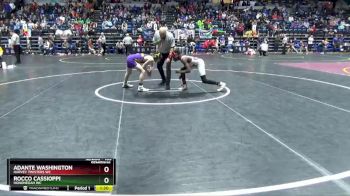 103 lbs Semifinal - Adante Washington, Harvey Twisters WC vs Rocco Cassioppi, Hononegah WC