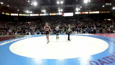 4A 190 lbs Champ. Round 1 - Eli Johnson, Bear Lake vs Titus Finley, Buhl