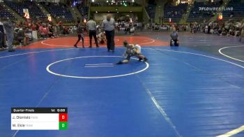 Quarterfinal - Jack Dionisio, Pueblo County Wrestling Club vs Weston Ekle, Team Alaska