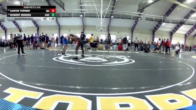 149 A Quarterfinal - Aaron Turner, Ohio Northern Univerity vs Robert Minden, Case Western