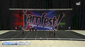 Cheer Factory - Material Girls [2025 L1 Youth - D2 - Small Day 1] 2025 JAMfest San Antonio Classic