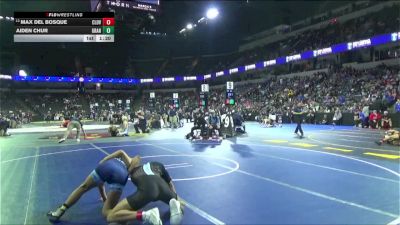 150 lbs Round Of 32 - Max Del Bosque, Clovis North (CS) vs Aiden Chur, Granite Hills (SD)