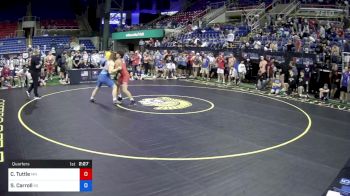 195 lbs Quarters - Cittadino Tuttle, Minnesota vs Sean Carroll, Kansas