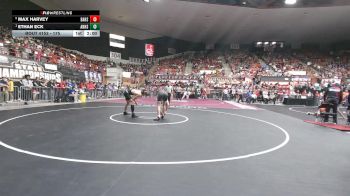 175 lbs Quarterfinal - Ethan Eck, Andale HS vs Max Harvey, Baldwin HS
