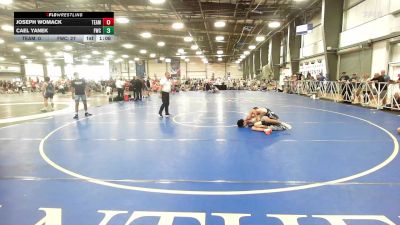 138 lbs Rr Rnd 1 - Joseph Womack, Team Germantown vs Cael Yanek, Freakztyle Wrecking Crew