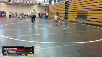106 lbs Quarterfinal - Luis Martinez, McNary vs David Weimann, Forest Grove