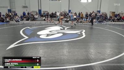 165 lbs Semifinal - Chris Roybal, Johns Hopkins vs Caleb Lawrence, Wilkes