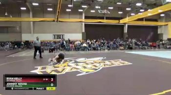 125 lbs Quarterfinal - Johnny Novak, Baldwin Wallace vs Ryan Kelly, Delaware Valley