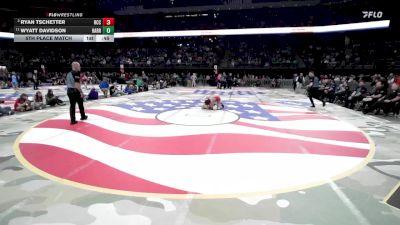 5th Place Match - Wyatt Davidson, Harrisburg vs Ryan Tschetter, Rapid City Central