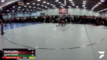 62 lbs Champ. Round 2 - Malachi Cabral, Guerrilla Wrestling (GWA) vs Chance Walker, DWC