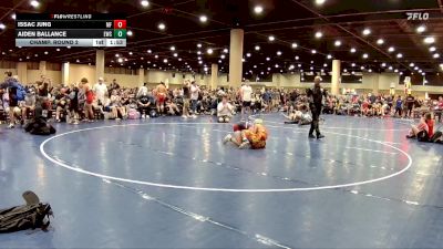 120 lbs Champ. Round 2 - Aiden Ballance, Elevate Wrestling Club vs Issac Jung, Morris Fitness