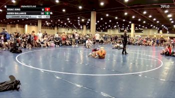 120 lbs Champ. Round 2 - Aiden Ballance, Elevate Wrestling Club vs Issac Jung, Morris Fitness