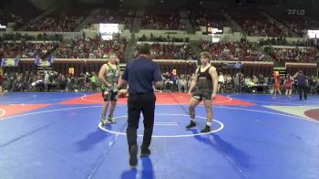 250 lbs Quarterfinal - Kooper Coates, North Montana Wrestling Club vs Kingston Oe, Laurel Matburners