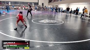 75 lbs Semis (4 Team) - Jaime Hebler Jr, Pierz vs Hunter Veralrud, Perham