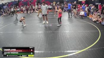 61 lbs Semifinal - Colten Weidman, C2X vs Tanner James, Palmetto State Wrestling Acade