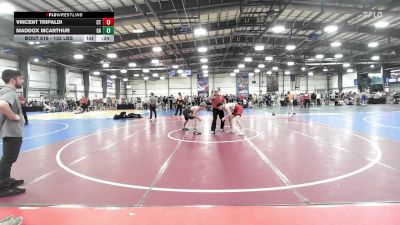 132 lbs Consi Of 8 #2 - Vincent Tripaldi, CT vs Maddox McArthur, GA