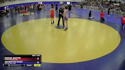 106 lbs Quarterfinal - Samuel Barton, Roseburg Mat Club vs Remington Basey, Dallas Mat Club