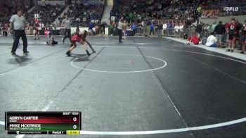 113 lbs Cons. Round 1 - Myke McKitrick, Wildcat Wrestling Club vs Adryn Carter, Maize