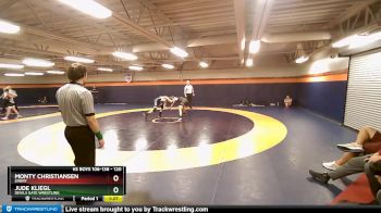 120 lbs Cons. Round 4 - Monty Christiansen, Emery vs Jude Kliegl, Devils Gate Wrestling