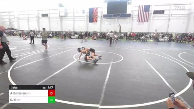 78 lbs Rr Rnd 4 - Jake Gonzales, Silverback WC vs Renzhi Yi, Bay Area Dragons WC