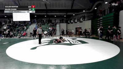 120 lbs Cons. Round 3 - Cullen Norton, Catholic High School vs Major Chunn, Benedictine College Prep