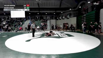 120 lbs Cons. Round 3 - Cullen Norton, Catholic High School vs Major Chunn, Benedictine College Prep