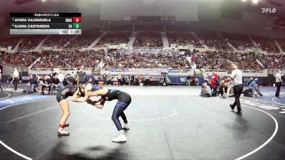 107-D1 Semifinal - Iliana Castaneda, Sunnyside High School vs Athea Valenzuela, Desert Ridge High School