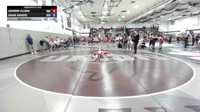 92 lbs 3rd Place - Andrew Allena, Yale Street vs Aidan Anasto, Jersey 74