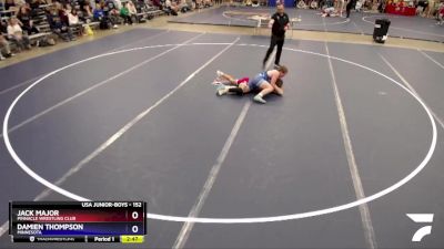 152 lbs Cons. Round 2 - Jack Major, Pinnacle Wrestling Club vs Damien Thompson, Minnesota