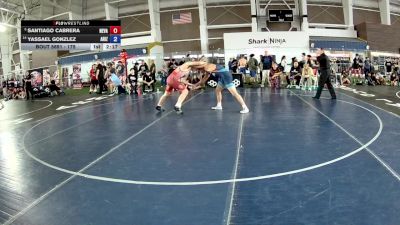 175 lbs Cons. Round 3 - Santiago Cabrera, Nevada vs Yassael Gonzlez, Arizona