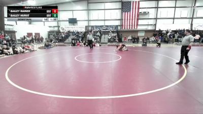 120 lbs Semifinal - Bailey Rainer, Grantsville vs Bailey Hurst, Grantsville