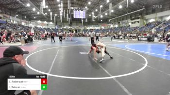 82 lbs Consi Of 8 #2 - Braedyn Anderson, Western Colorado WC vs Jorrdan Salazar, Duran Elite