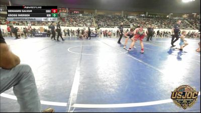 120 lbs Quarterfinal - Benjamin Galvan, Duncan Demon Wrestling vs Kross Iwersen, Team Nomad