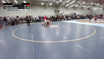 150 lbs Champ. Round 1 - Enzo Hernandez, Jefferson vs Kaden Kopp, Castle View