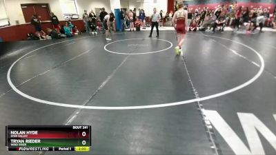 113 lbs Champ. Round 1 - Tryan Rieder, Wind River vs Nolan Hyde, Star Valley